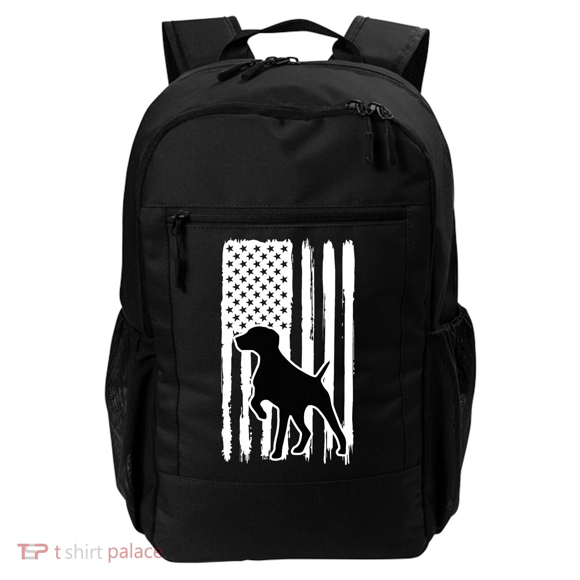 German Shorthaired Pointer American Flag USA Patriot Backpack