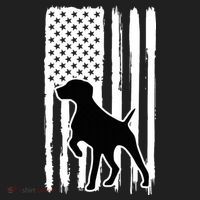 German Shorthaired Pointer American Flag USA Patriot Beanie thumb 2