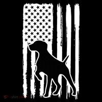 German Shorthaired Pointer American Flag USA Patriot Women's Hoodie thumb 2