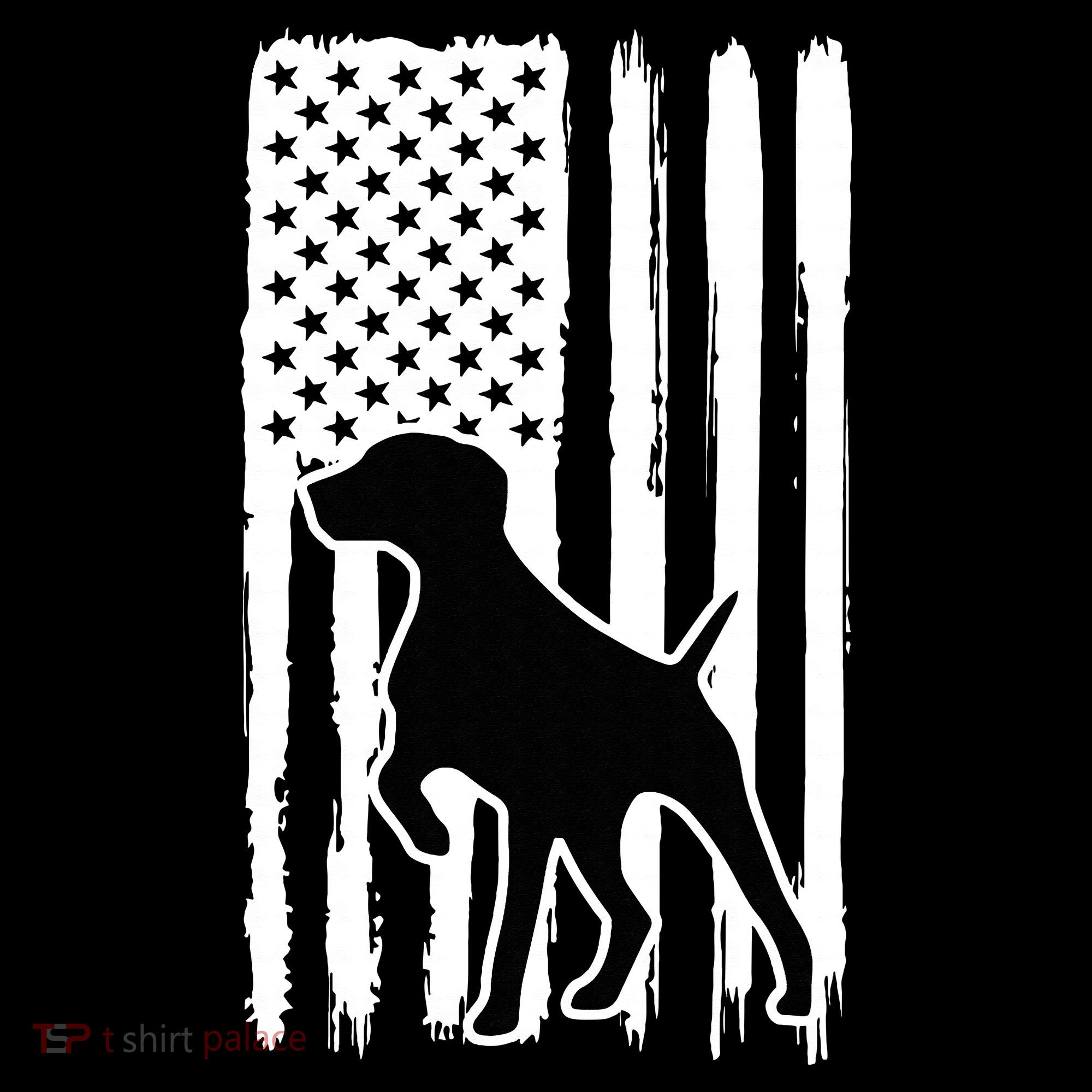 German Shorthaired Pointer American Flag USA Patriot Women's Hoodie