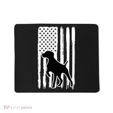 German Shorthaired Pointer American Flag USA Patriot Mousepad
