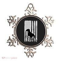 German Shorthaired Pointer American Flag USA Patriot Ornament thumb 0