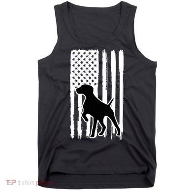 German Shorthaired Pointer American Flag USA Patriot Tank Top