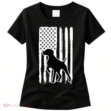 German Shorthaired Pointer American Flag USA Patriot Women's T-Shirt