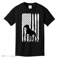 German Shorthaired Pointer American Flag USA Patriot Kids T-Shirt thumb 0