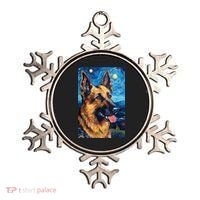 German Shepherd Painting Art Starry Night Sky Dog Van Gogh Ornament thumb 0