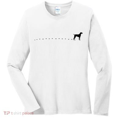 German Shorthair Pointer GSP MOM Dad Women's Long Sleeve Shirt