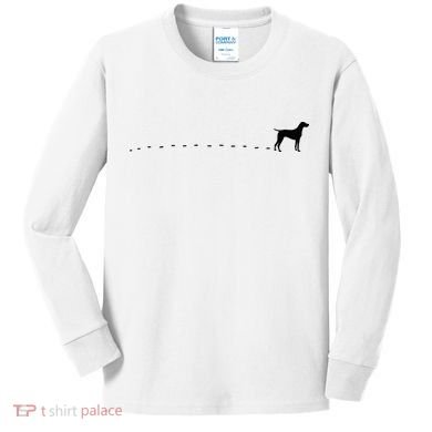 German Shorthair Pointer GSP MOM Dad Kids Long Sleeve Shirt