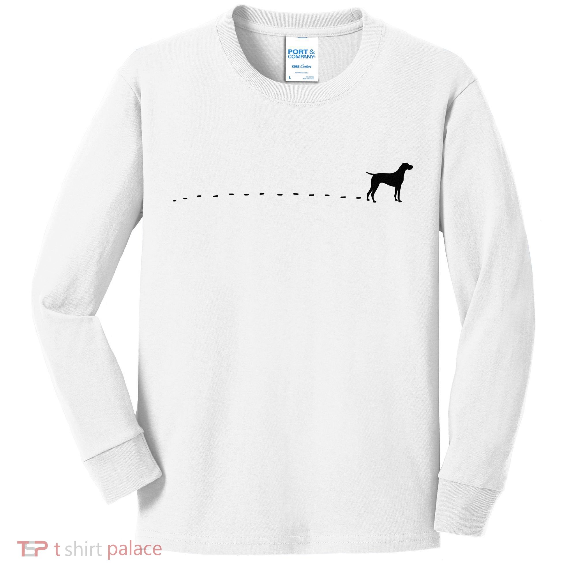 German Shorthair Pointer GSP MOM Dad Kids Long Sleeve Shirt