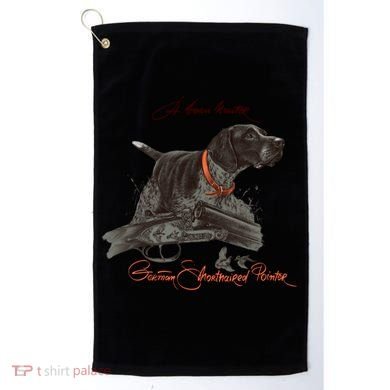 Ger Shorthaired Pointer Meaningful Gift A Born Hunter! Cute Gift Golf Towel