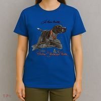 Ger Shorthaired Pointer Meaningful Gift A Born Hunter! Cute Gift T-Shirt thumb 4