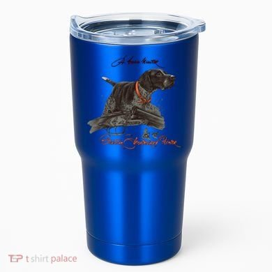 Ger Shorthaired Pointer Meaningful Gift A Born Hunter! Cute Gift Tumbler
