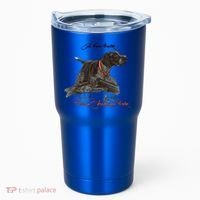 Ger Shorthaired Pointer Meaningful Gift A Born Hunter! Cute Gift Tumbler thumb 0