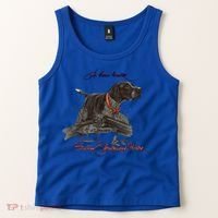 Ger Shorthaired Pointer Meaningful Gift A Born Hunter! Cute Gift Tank Top thumb 2