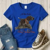 Ger Shorthaired Pointer Meaningful Gift A Born Hunter! Cute Gift Women's T-Shirt thumb 3