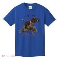 Ger Shorthaired Pointer Meaningful Gift A Born Hunter! Cute Gift Kids T-Shirt thumb 0