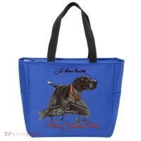 Ger Shorthaired Pointer Meaningful Gift A Born Hunter! Cute Gift Tote Bag thumb 0