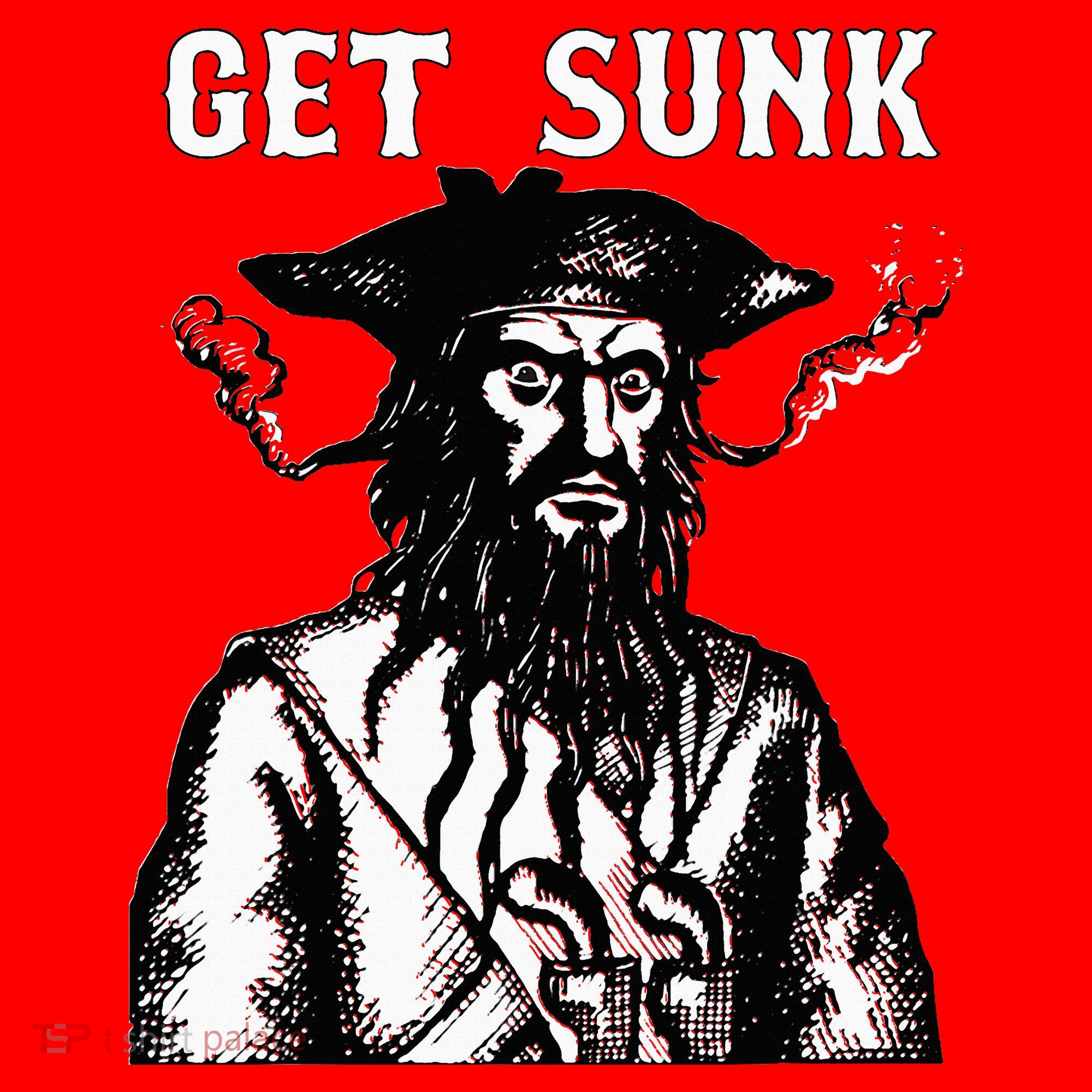 Get Sunk Pirate Sea Thieves Of Oceans Santa Hat