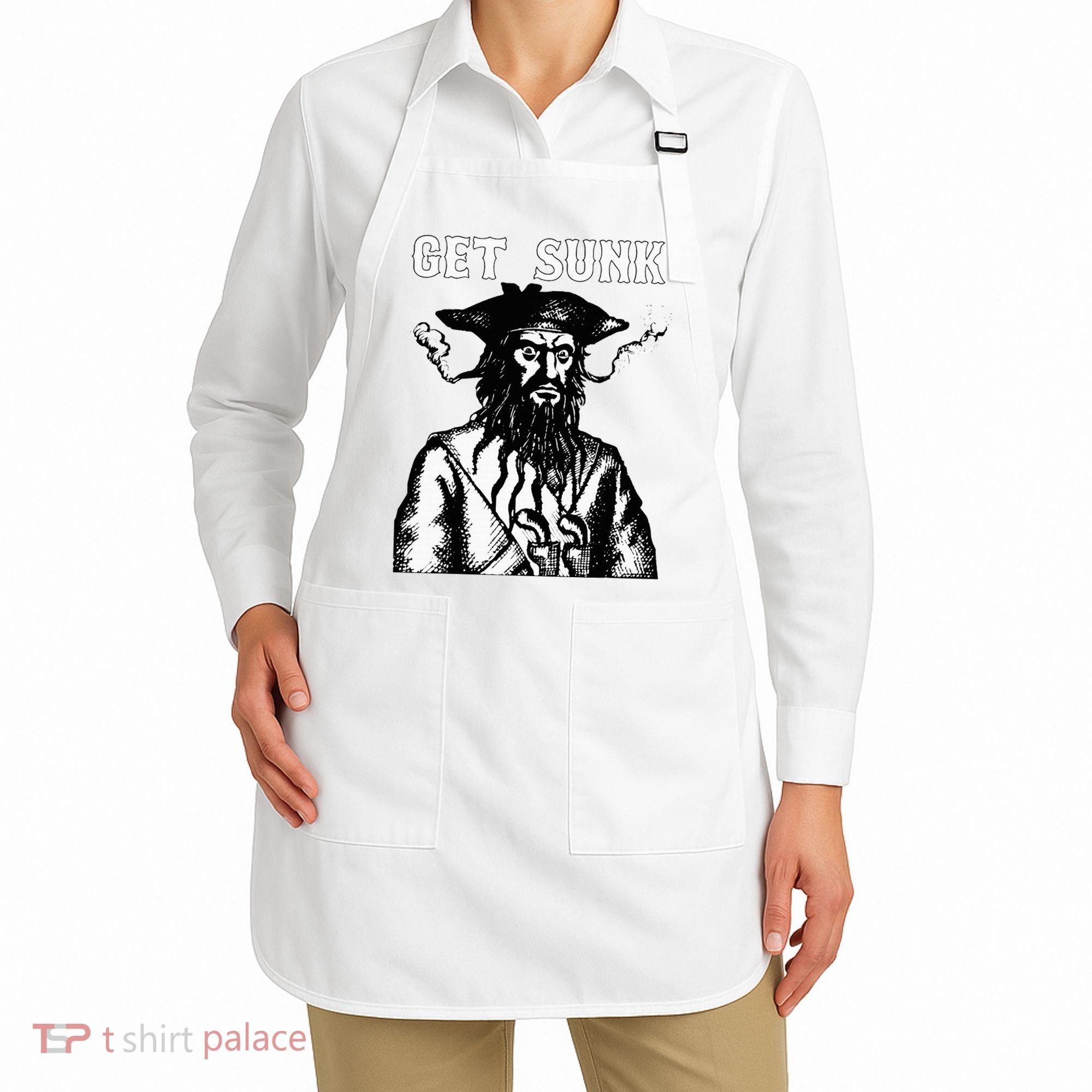 Get Sunk Pirate Sea Thieves Of Oceans Apron