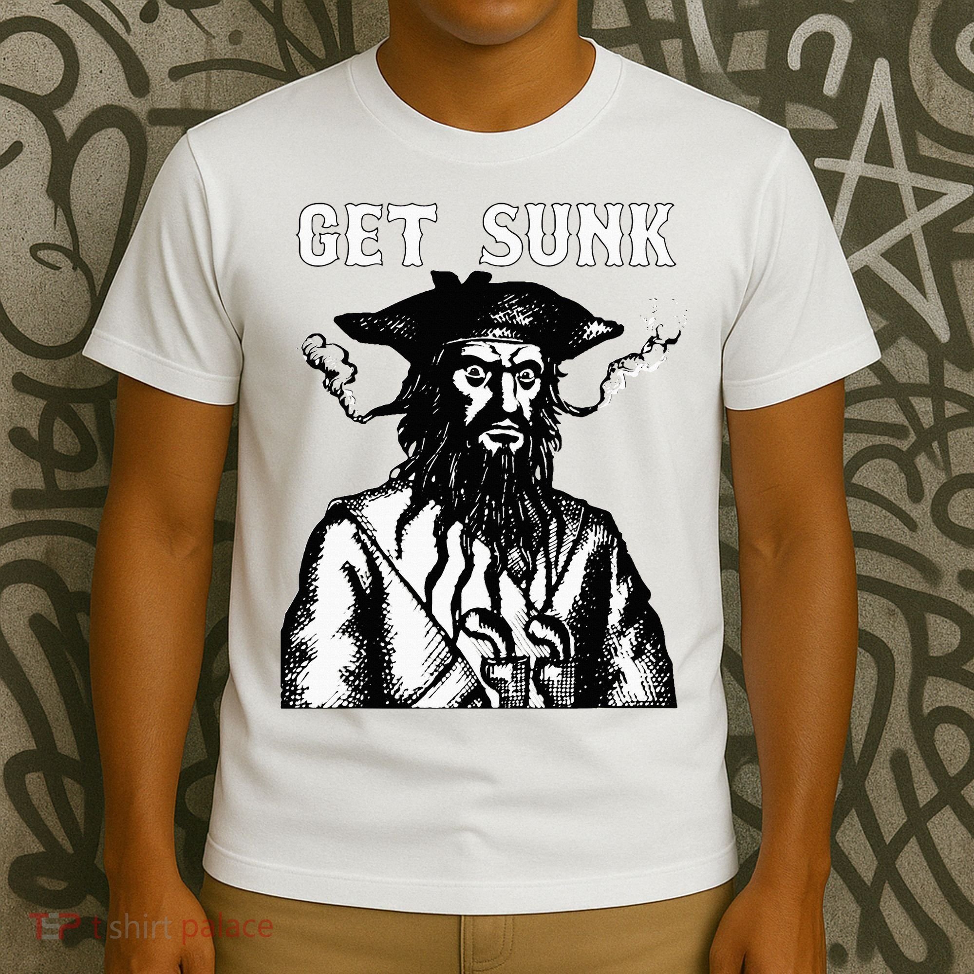 Get Sunk Pirate Sea Thieves Of Oceans T-Shirt