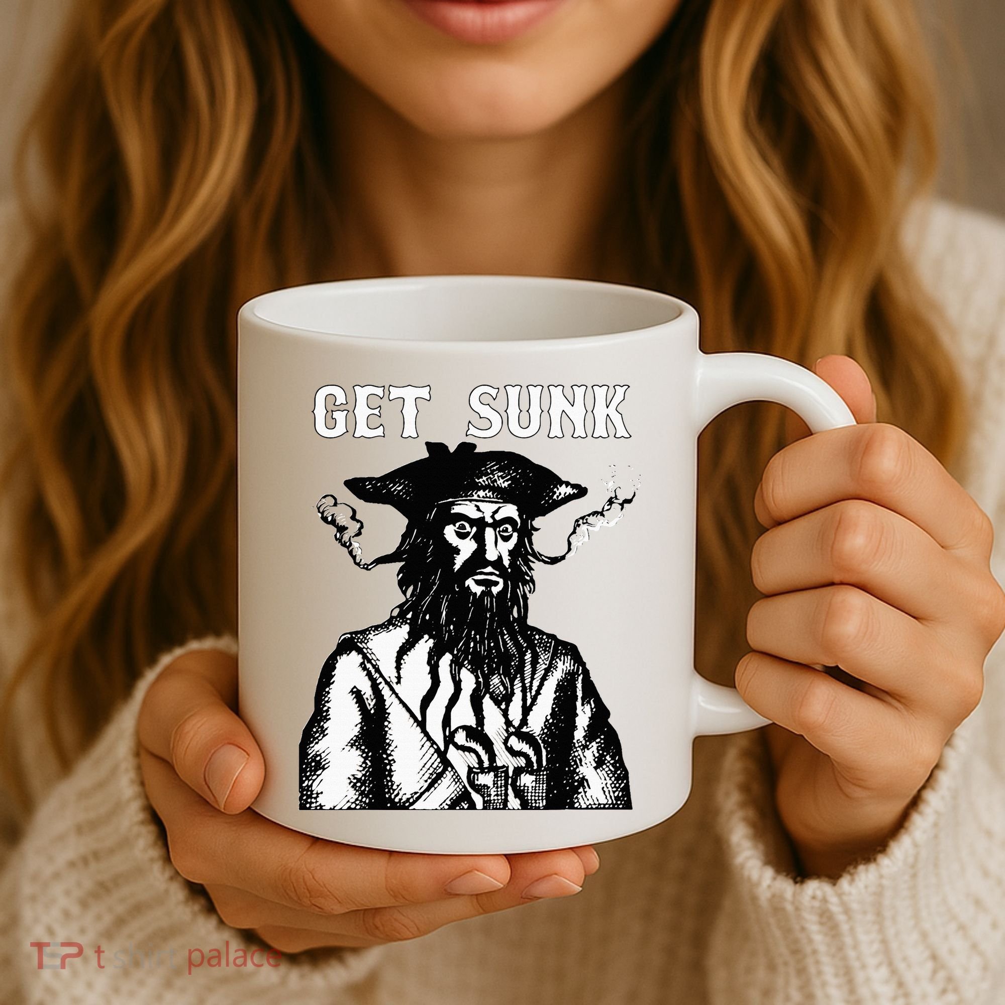 Get Sunk Pirate Sea Thieves Of Oceans Coffee Mug