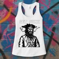 Get Sunk Pirate Sea Thieves Of Oceans Women's Tank Top thumb 3