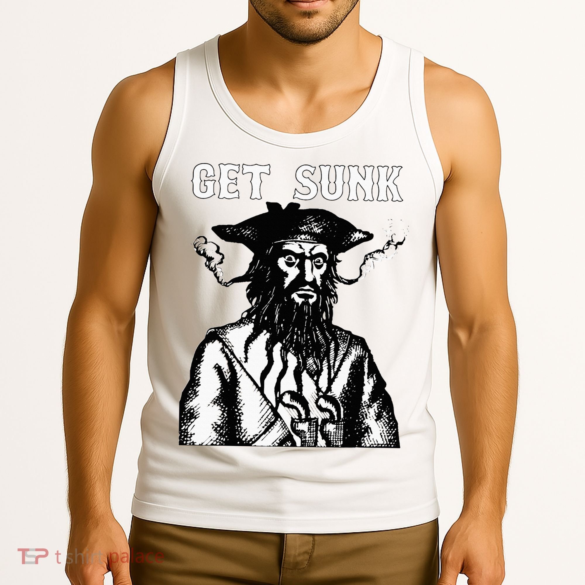 Get Sunk Pirate Sea Thieves Of Oceans Tank Top