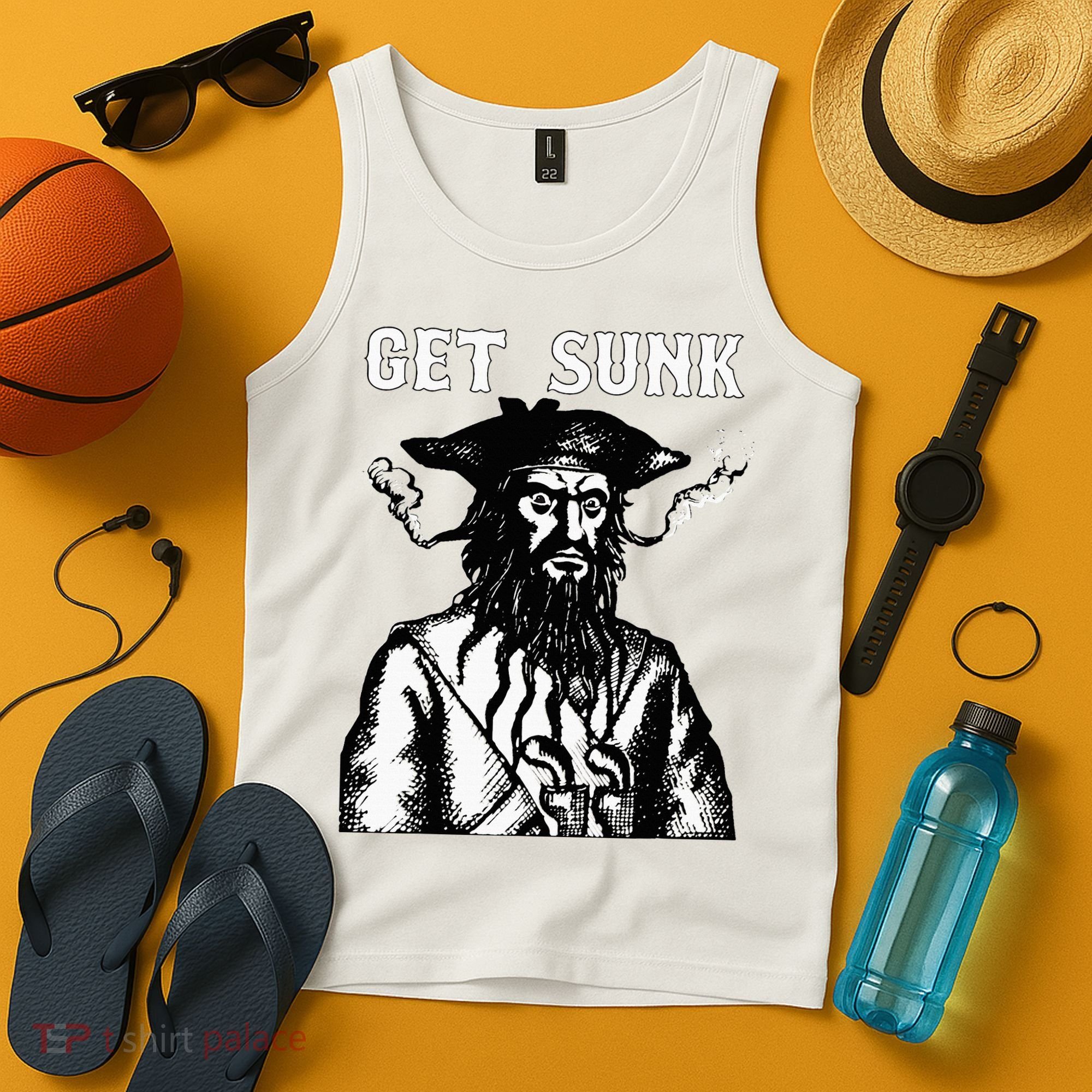 Get Sunk Pirate Sea Thieves Of Oceans Tank Top