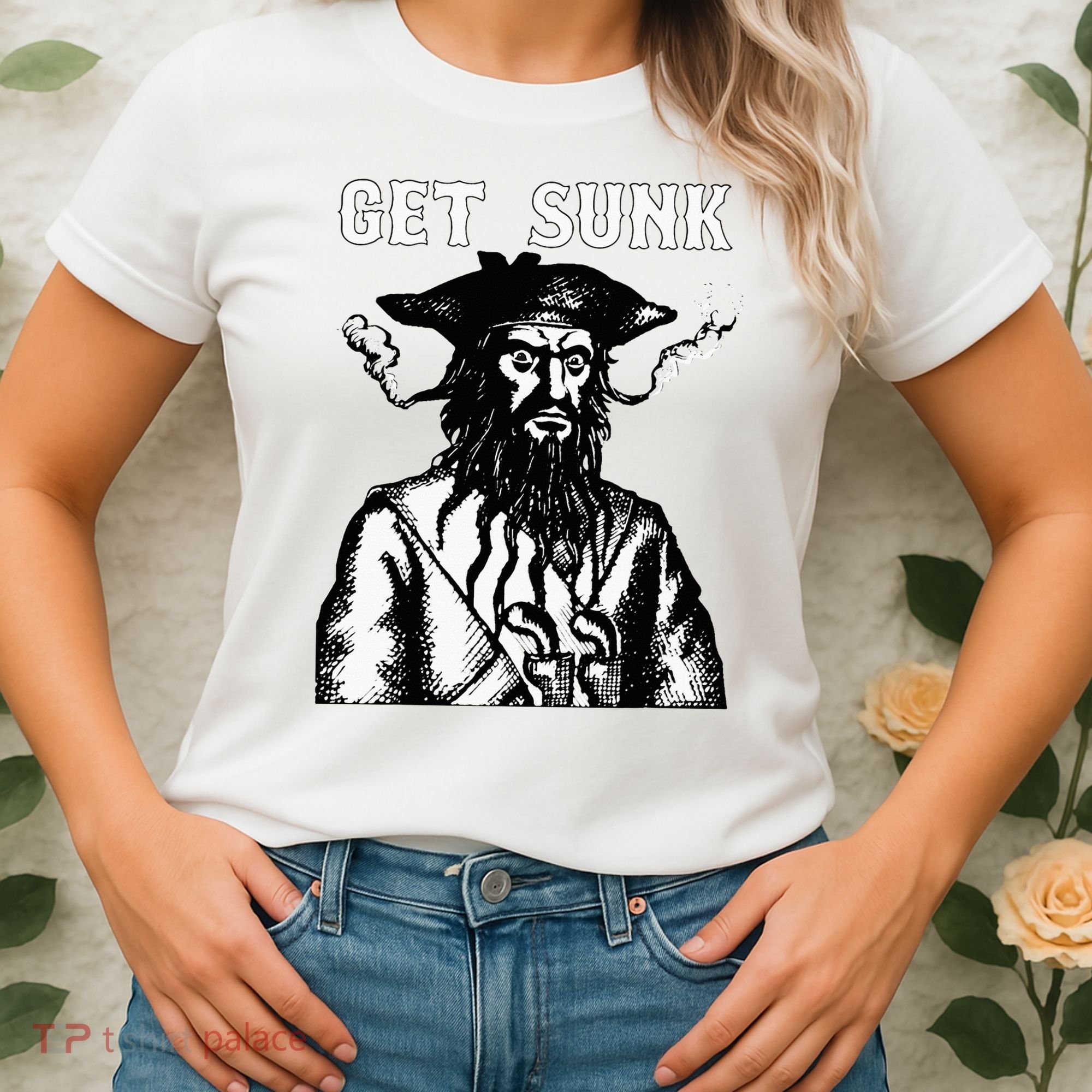 Get Sunk Pirate Sea Thieves Of Oceans Women's T-Shirt
