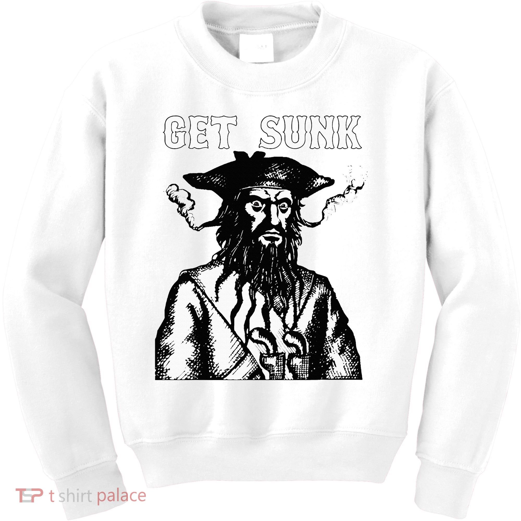Get Sunk Pirate Sea Thieves Of Oceans Kids Sweatshirt