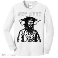 Get Sunk Pirate Sea Thieves Of Oceans Kids Long Sleeve Shirt thumb 0