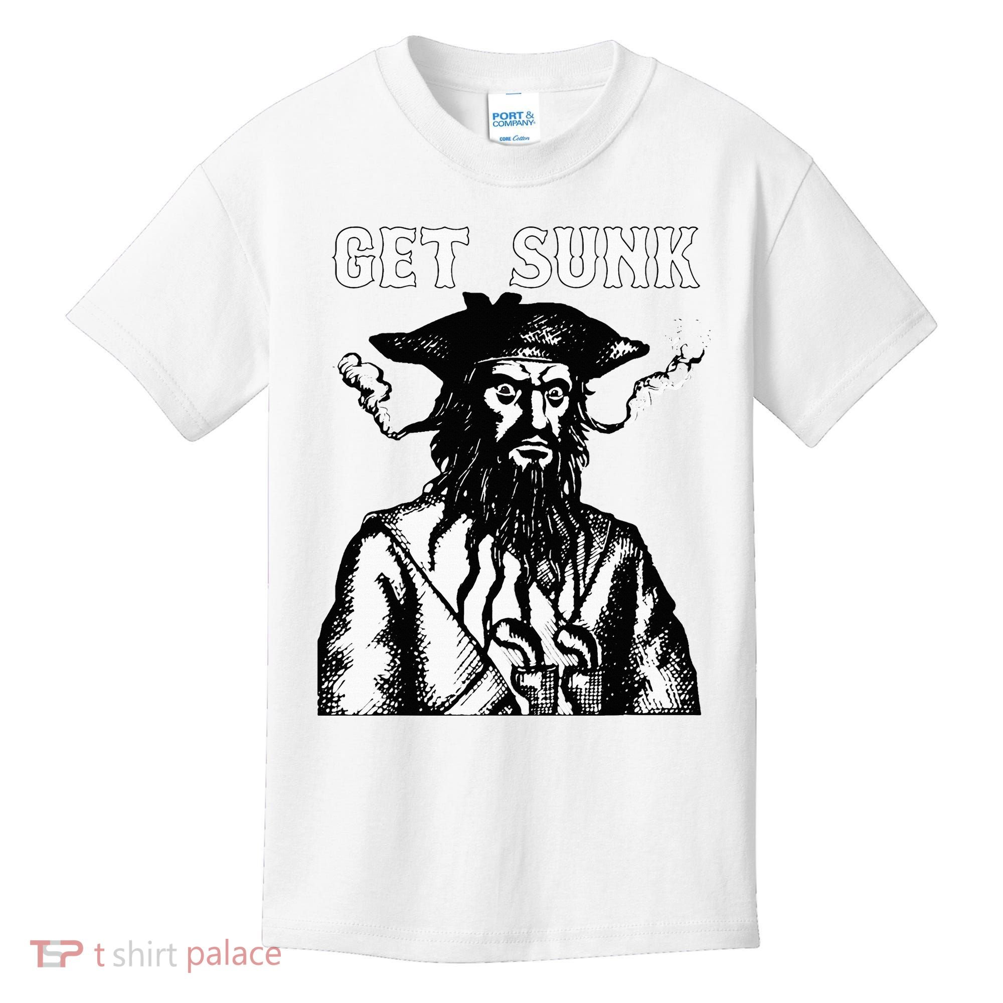 Get Sunk Pirate Sea Thieves Of Oceans Kids T-Shirt