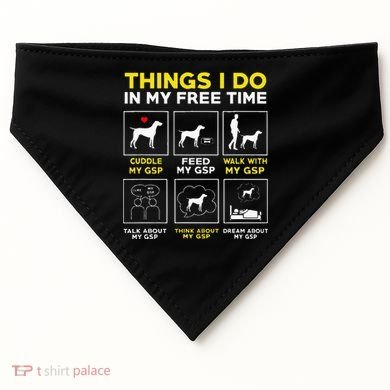 German Shorthair Pointer Gsp Life USA-Made Doggie Bandana