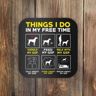 German Shorthair Pointer Gsp Life Coaster
