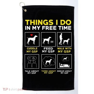 German Shorthair Pointer Gsp Life Golf Towel