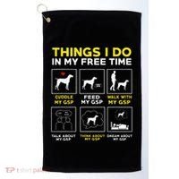 German Shorthair Pointer Gsp Life Golf Towel thumb 0