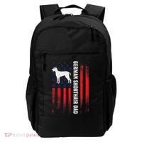 German Shorthair Pointer Dog Dad American Flag Patriotic Backpack thumb 0
