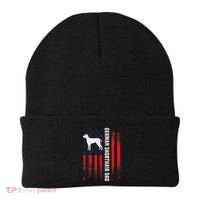 German Shorthair Pointer Dog Dad American Flag Patriotic Beanie thumb 0