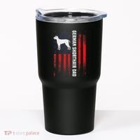 German Shorthair Pointer Dog Dad American Flag Patriotic Tumbler thumb 0