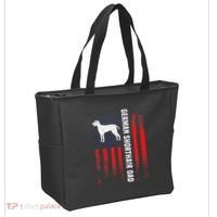 German Shorthair Pointer Dog Dad American Flag Patriotic Tote Bag thumb 2