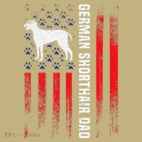 German Shorthair Pointer Dog Dad American Flag Patriotic Mousepad thumb 1