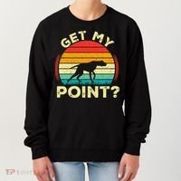 German Shorthaired Pointer Get My Point Gsp Dog Women's Sweatshirt thumb 0