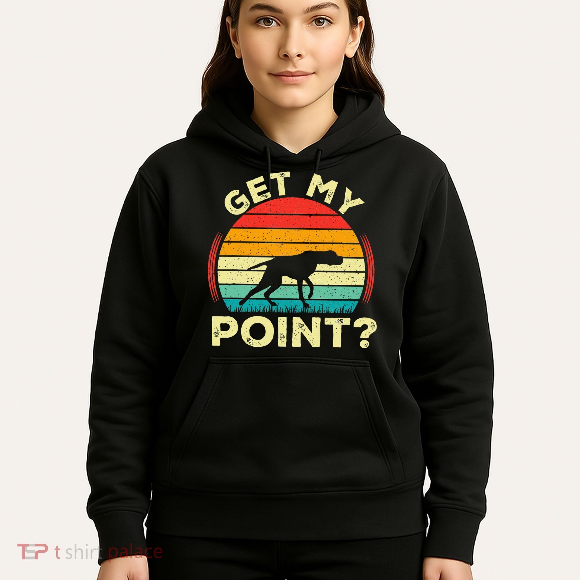 German Shorthaired Pointer Get My Point Gsp Dog Hoodie