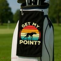 German Shorthaired Pointer Get My Point Gsp Dog Golf Towel thumb 2
