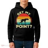 German Shorthaired Pointer Get My Point Gsp Dog Kids Hoodie thumb 4