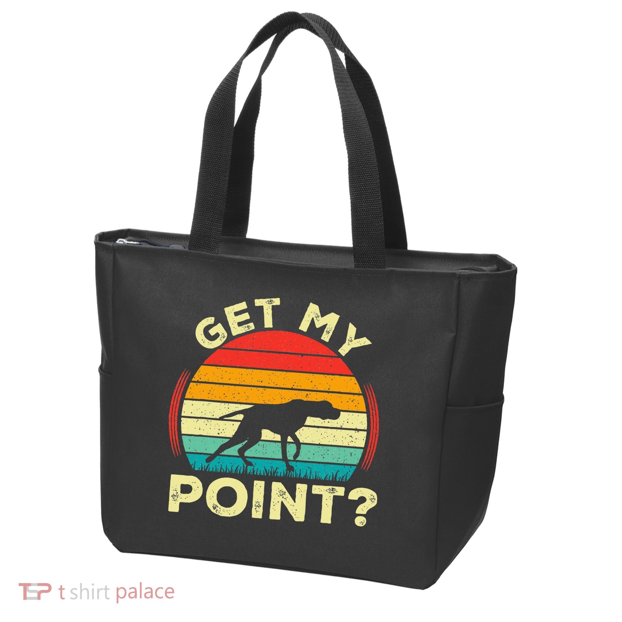 German Shorthaired Pointer Get My Point Gsp Dog Tote Bag