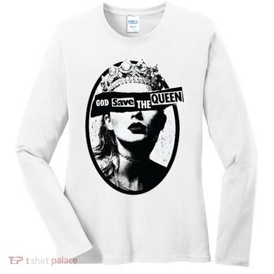God Save Queen Reputation Era Women's Long Sleeve Shirt