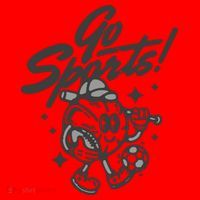 Go Sports Retro Football Game Day Santa Hat thumb 1