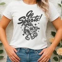 Go Sports Retro Football Game Day Women's T-Shirt thumb 2