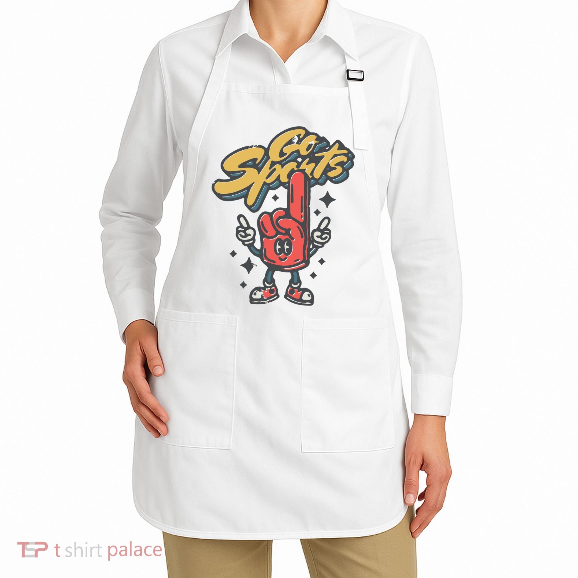 Go Sports Retro Football Game Day Apron